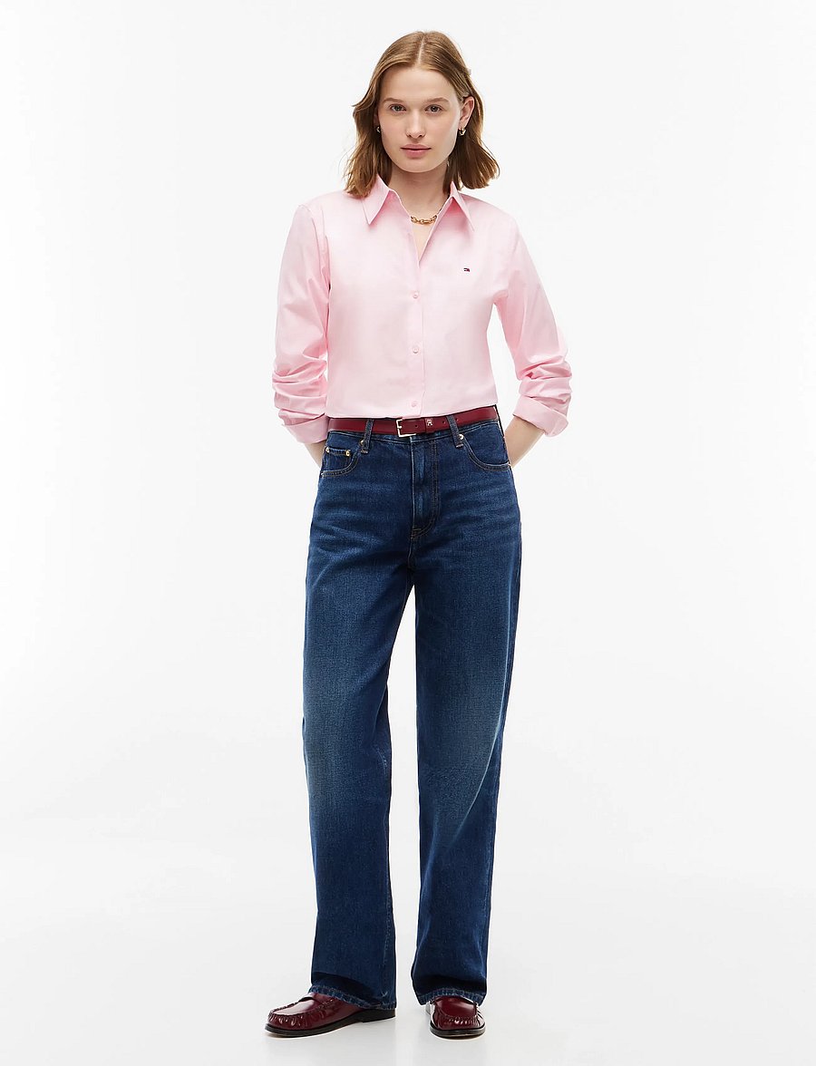 Tommy Hilfiger - POPLIN REGULAR SHIRT - overhemden met lange mouwen - light pink - 4