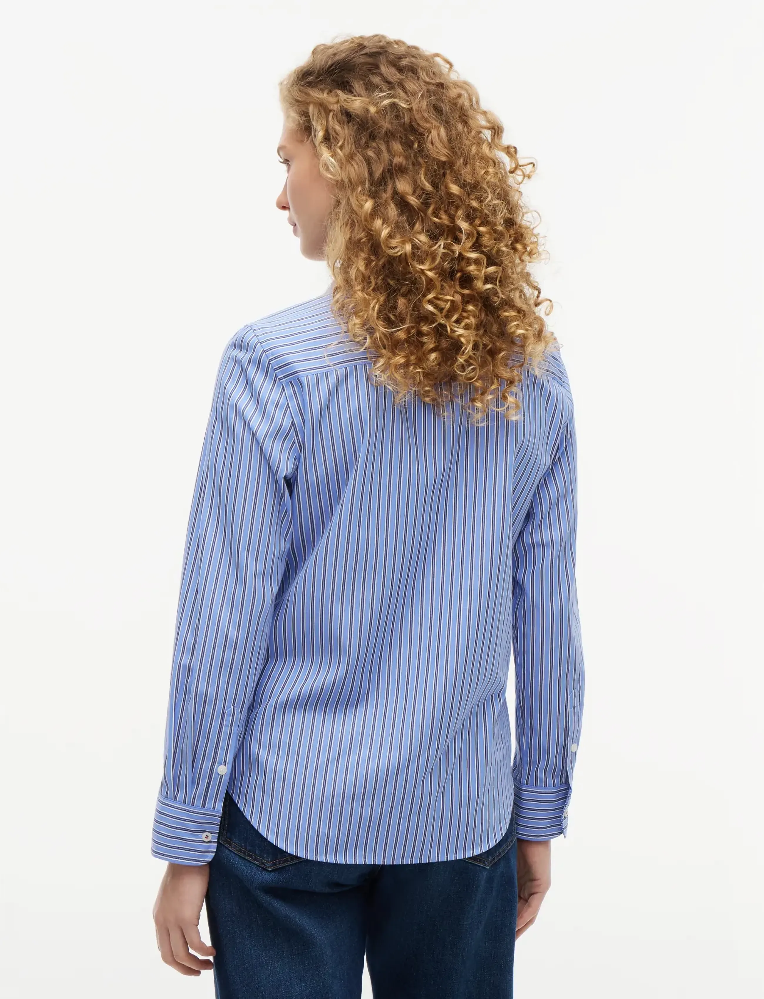 Tommy Hilfiger - POPLIN REGULAR SHIRT - långärmade skjortor - new york blue stripe - 2