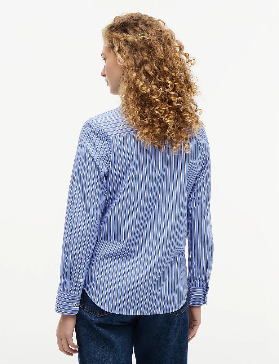 Tommy Hilfiger - POPLIN REGULAR SHIRT - långärmade skjortor - new york blue stripe - 2