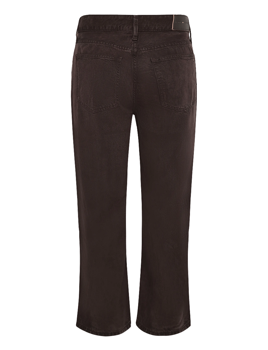 Tommy Hilfiger - NOLA LOW RISE WIDE STRGHT CLR - wide leg trousers - chocolate - 2
