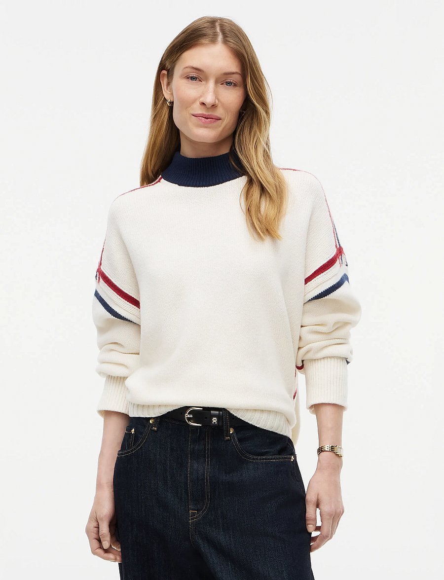 Tommy Hilfiger - RWB MK-NK RLX FIT SWT - ivory petal - 0