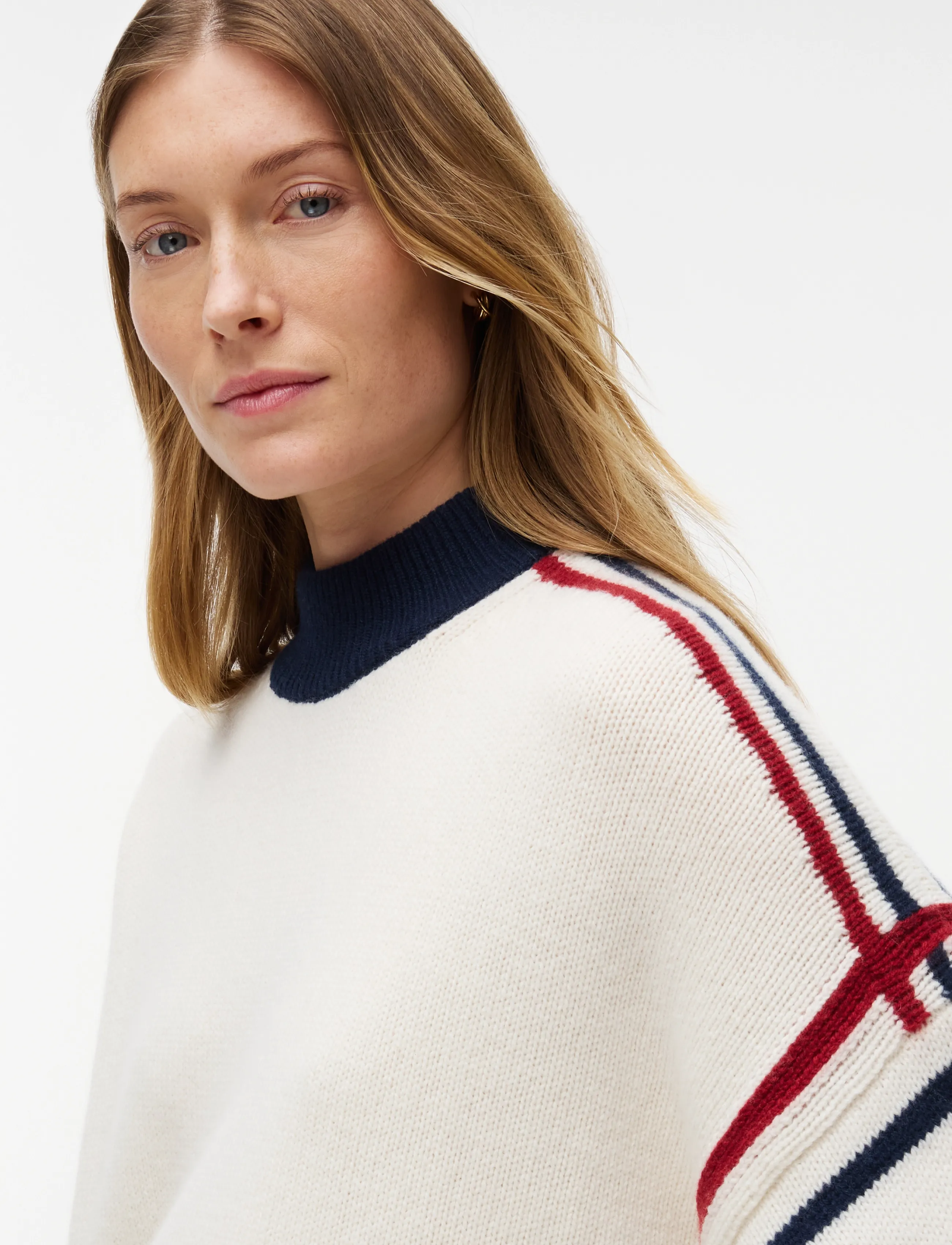 Tommy Hilfiger - RWB MK-NK RLX FIT SWT - ivory petal - 3