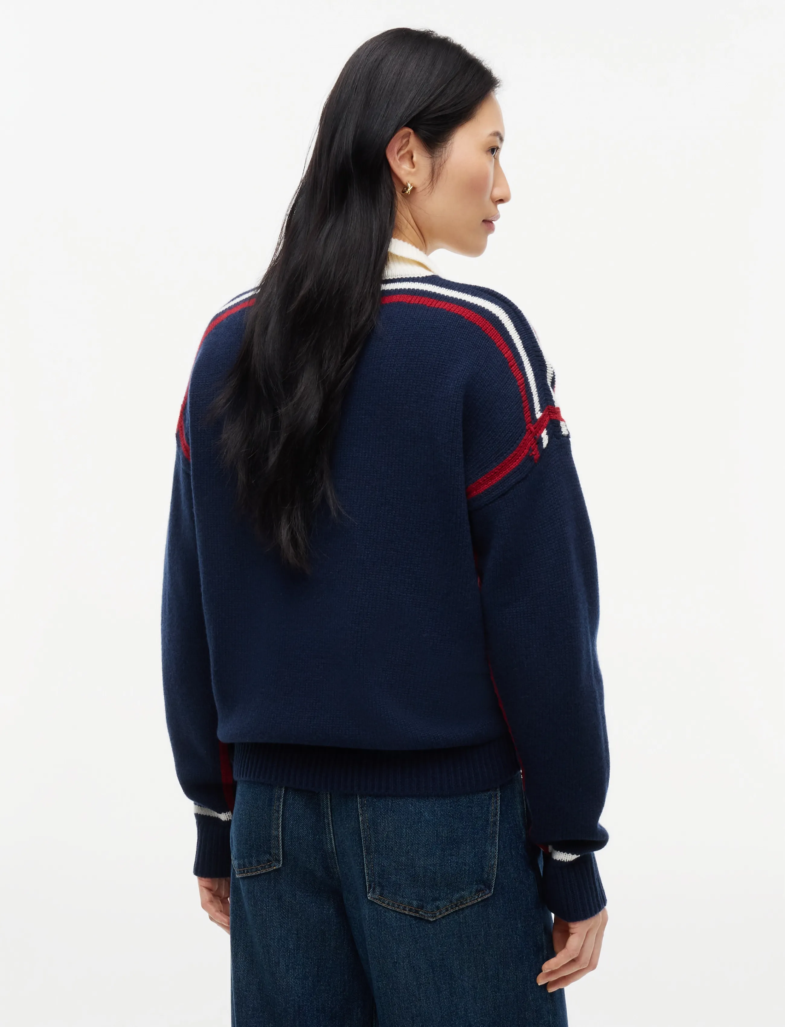 Tommy Hilfiger - RWB POLO BOXY FIT SWT - dark blue - 2