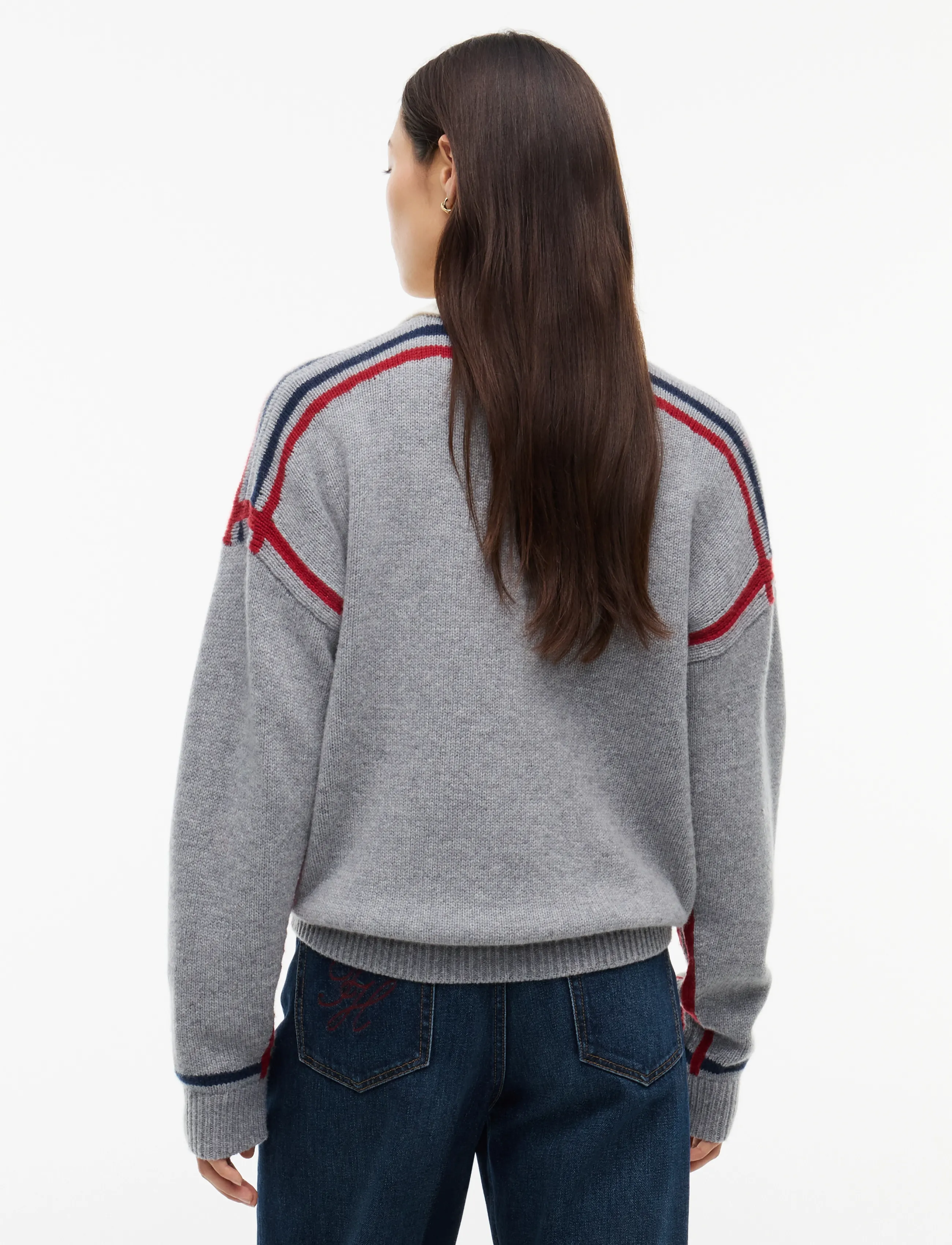Tommy Hilfiger - RWB POLO BOXY FIT SWT - medium grey heather - 2