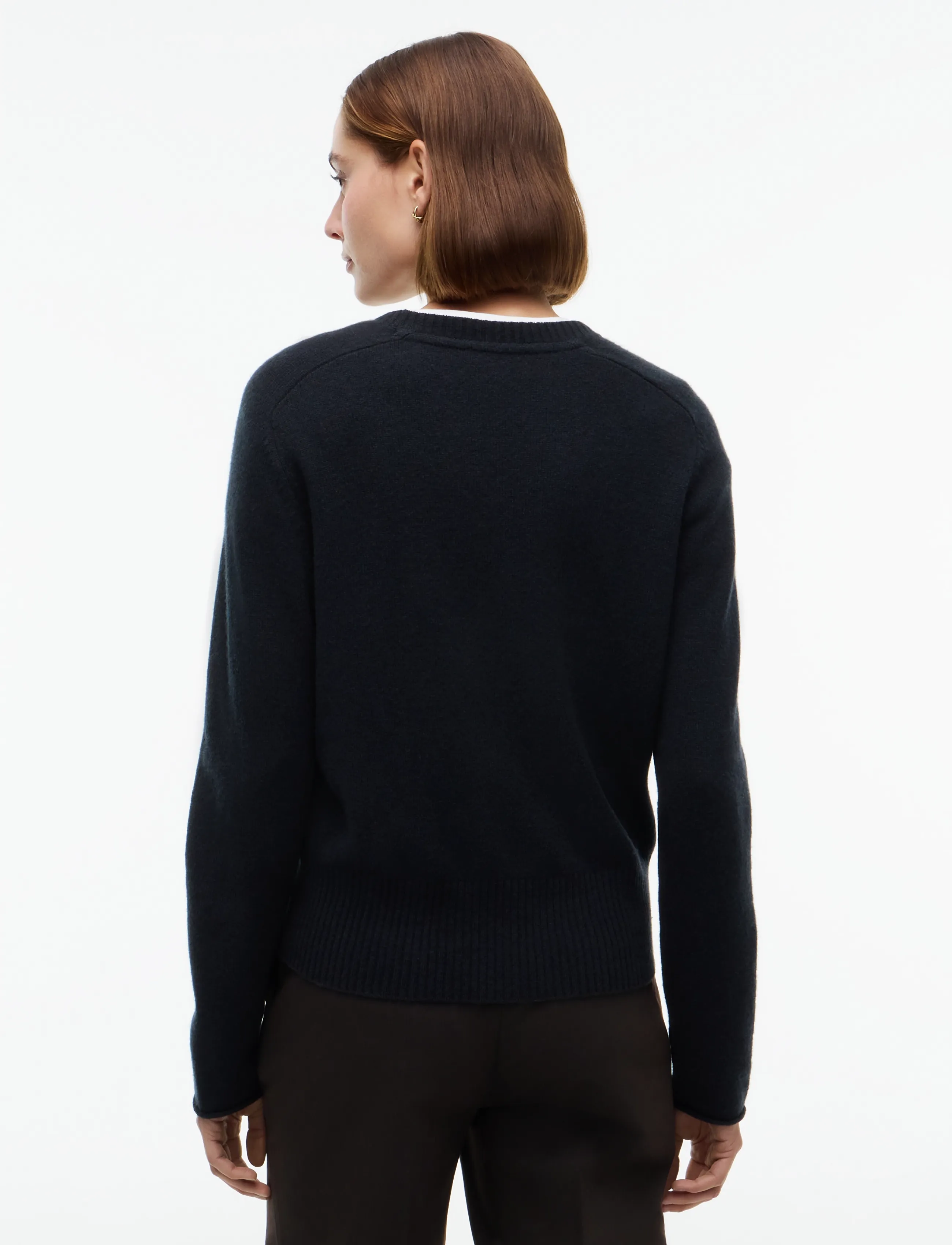 Tommy Hilfiger - C-NK SOFT WOOL JERSEY SLM SWT - striktrøjer - black - 2