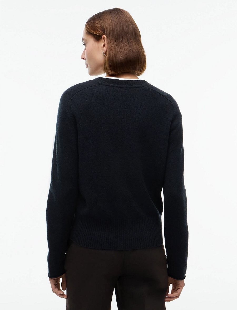 Tommy Hilfiger - C-NK SOFT WOOL JERSEY SLM SWT - striktrøjer - black - 2
