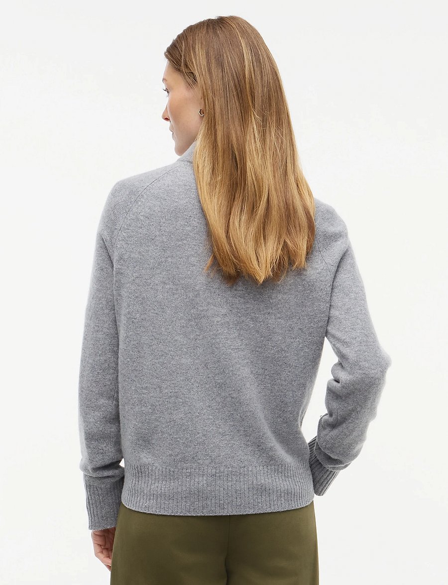 Tommy Hilfiger - SOFT WOOL JERSEY REG ZIP SWT - pullover - medium grey heather - 2