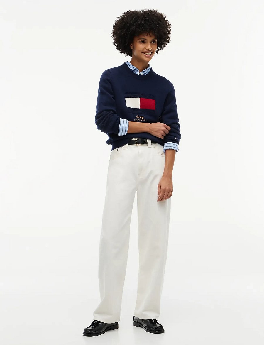 Tommy Hilfiger - GIFTING BRANDED FLAG C-NK SWT - kashmir - dark blue - 4