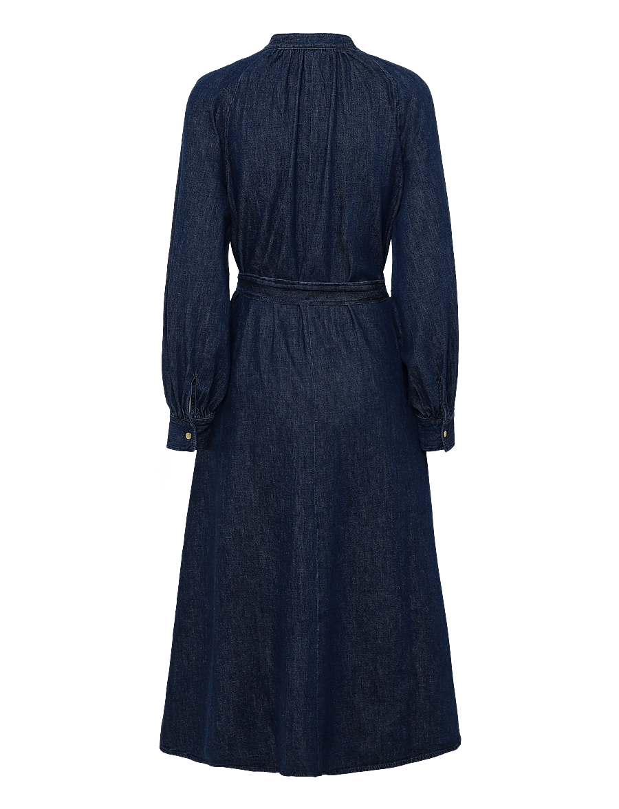 Tommy Hilfiger - GATHERED MIDI DRESS MYF - midiklänningar - myf - 2