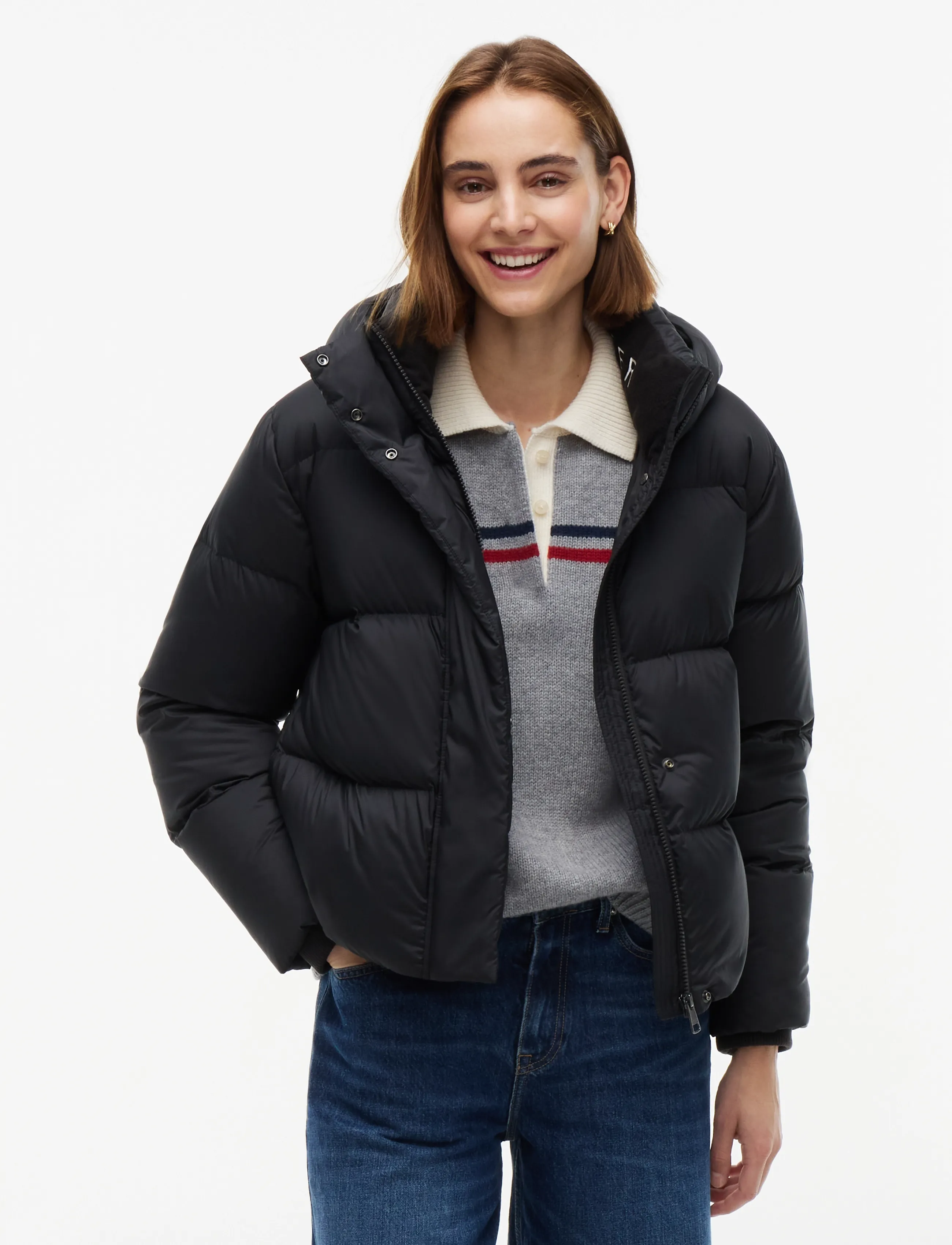 Tommy Hilfiger DOWN MODERN JACKET - Kleidung - BLACK / black