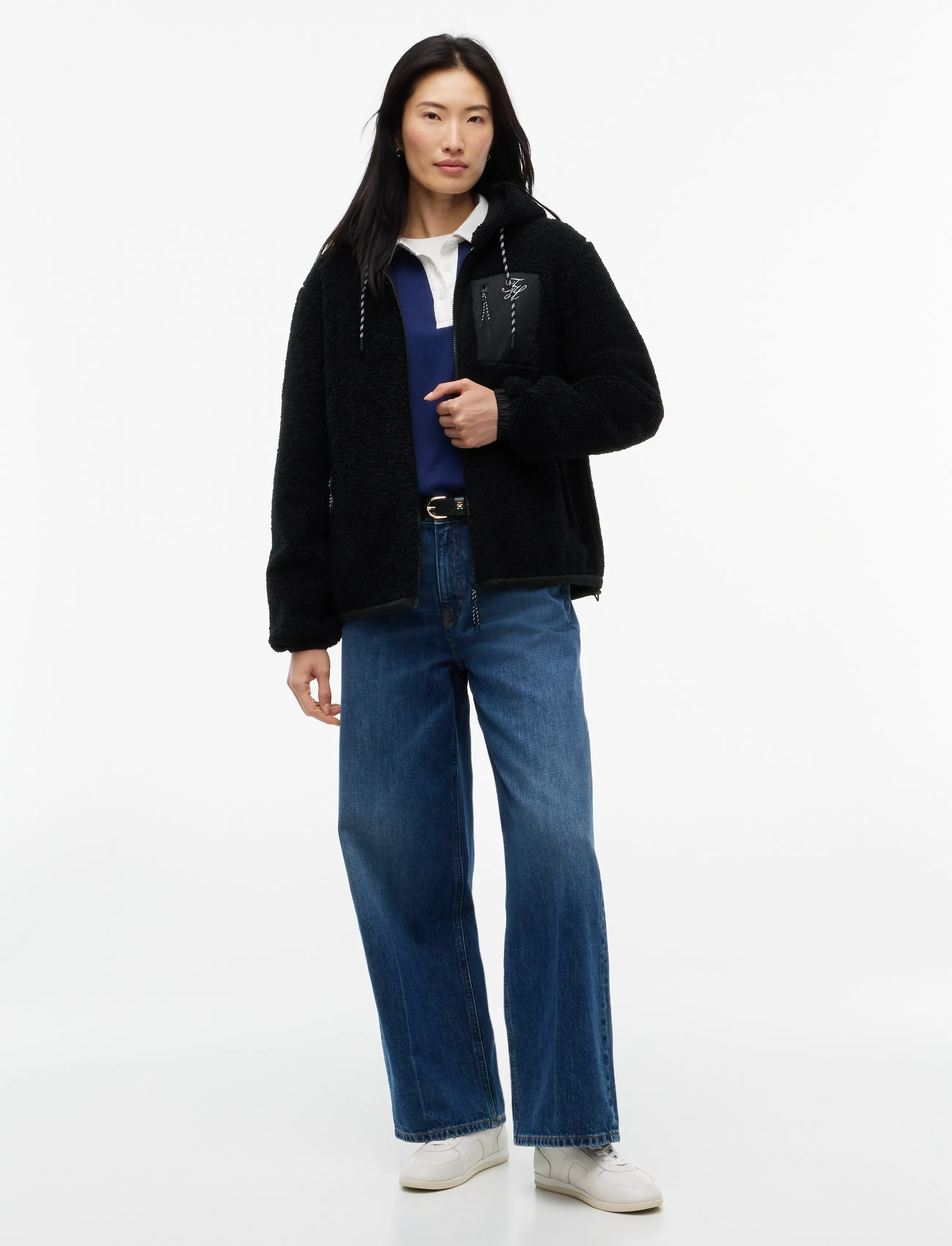 Tommy Hilfiger - TEDDY HOOD JACKET - black - 4