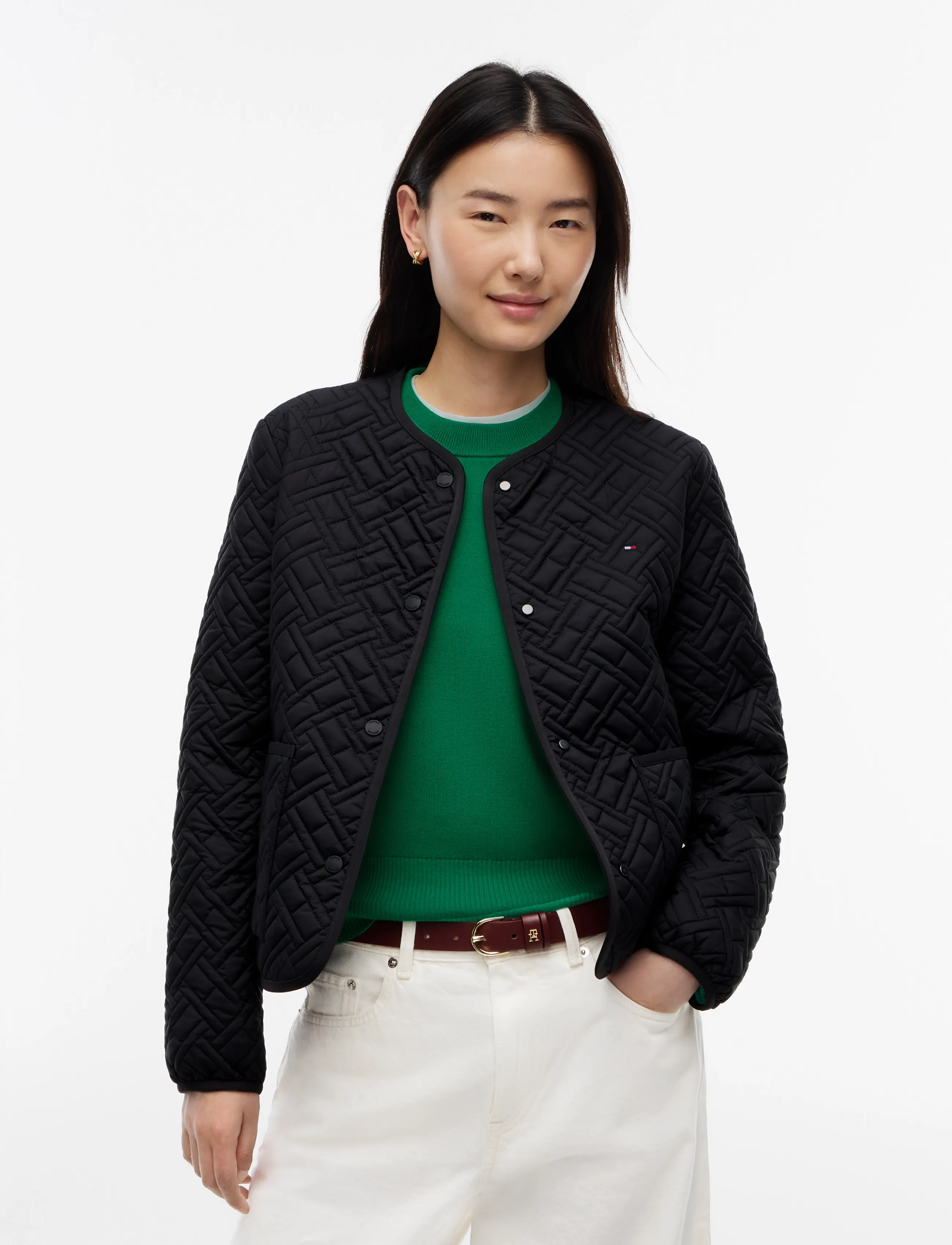 Tommy Hilfiger Quilted Liner Jacket, XS, Jackets, Schwarz - Frauen