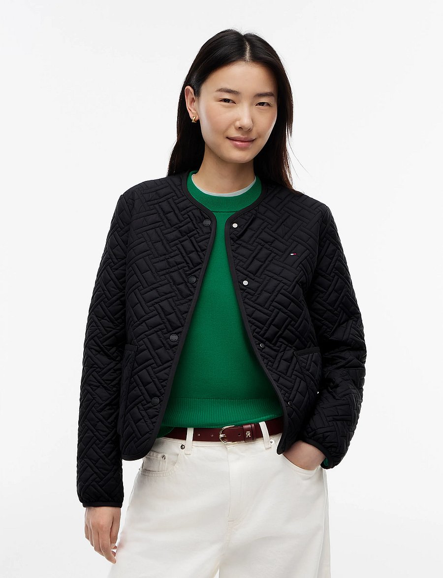 Tommy Hilfiger - QUILTED LINER JACKET - forårsjakker - black - 0