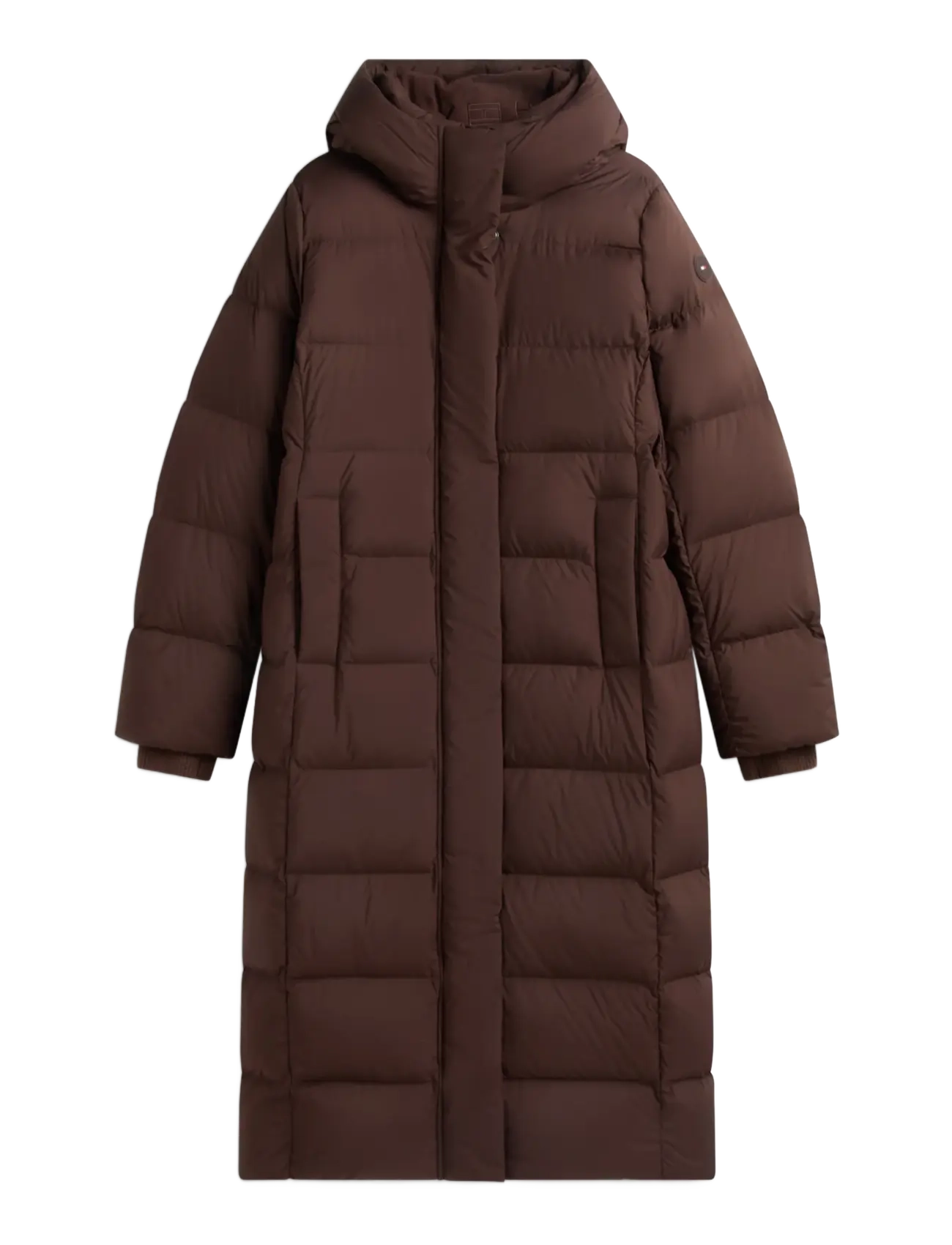 Tommy Hilfiger DOWN MAXI MODERN COAT - Winterjacken - DEEP BROWN / brown