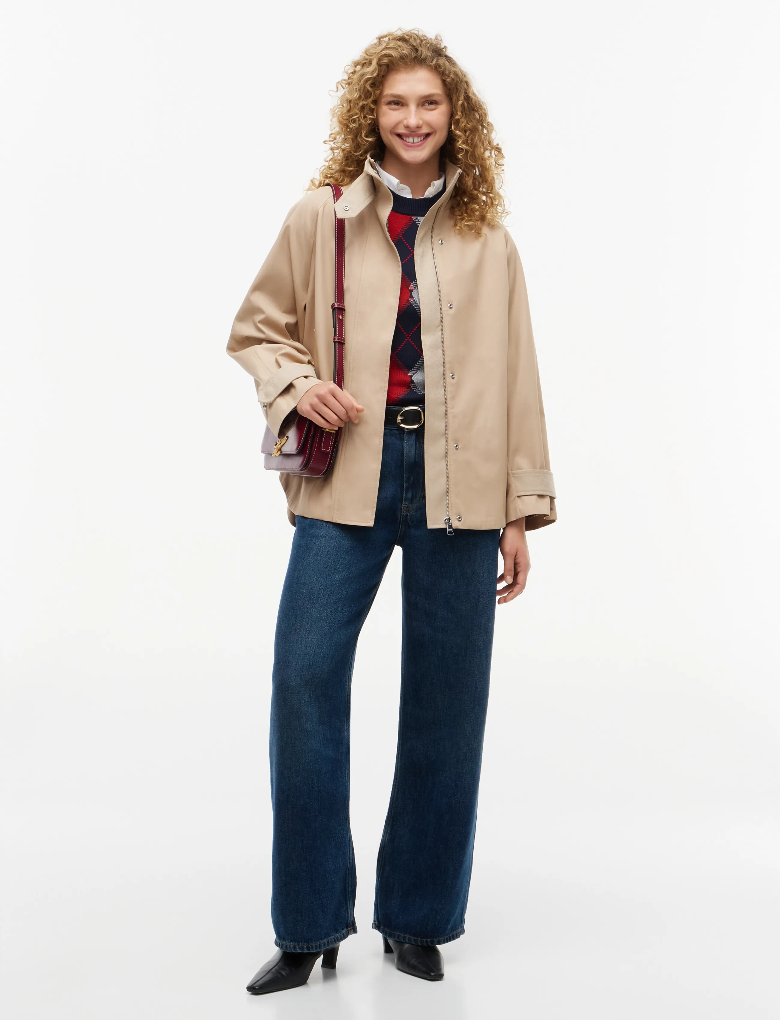 Tommy Hilfiger - COTTON CAPE COAT - Üleriided - beige - 4