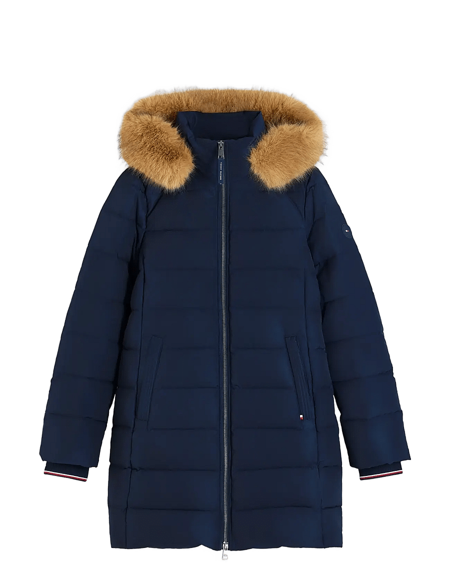 Tommy Hilfiger - DOWN HERITAGE TYRA COAT - vinterjakker - dark blue - 1