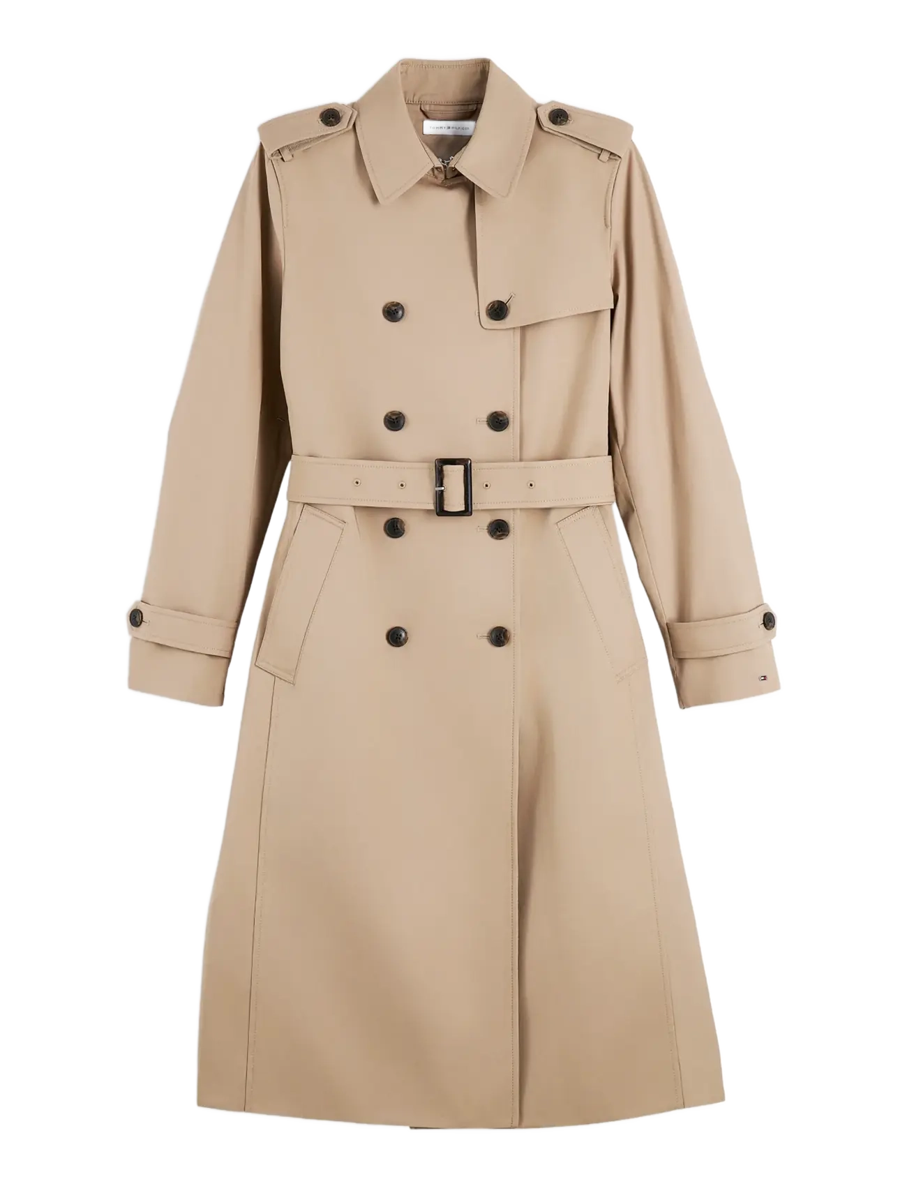Tommy Hilfiger - COTTON MONOGRAM TRENCH - beige - 1