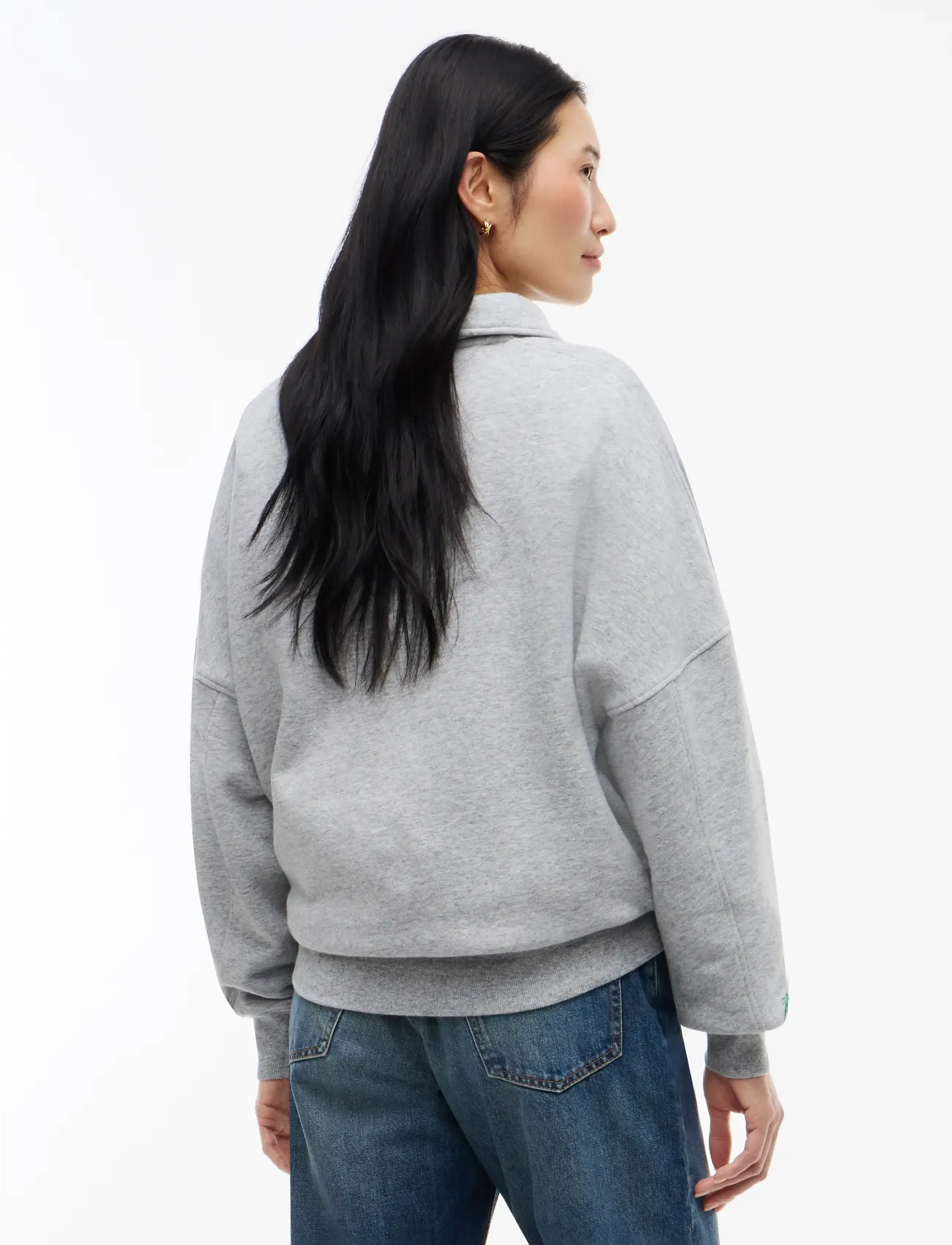 Tommy Hilfiger - STUDIO TOMMY HALF-ZIP POLO SWT - everyday style - light grey htr - 2