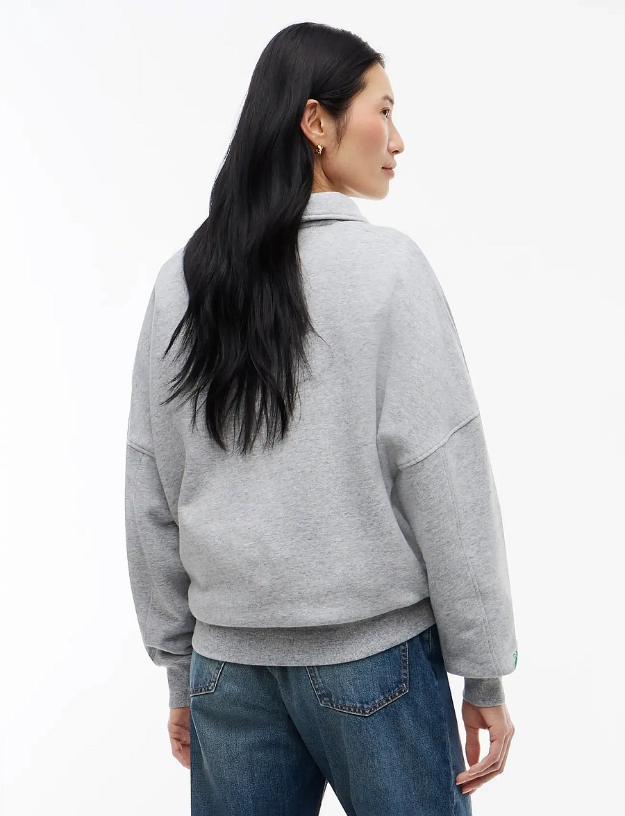 Tommy Hilfiger - STUDIO TOMMY HALF-ZIP POLO SWT - everyday style - light grey htr - 2