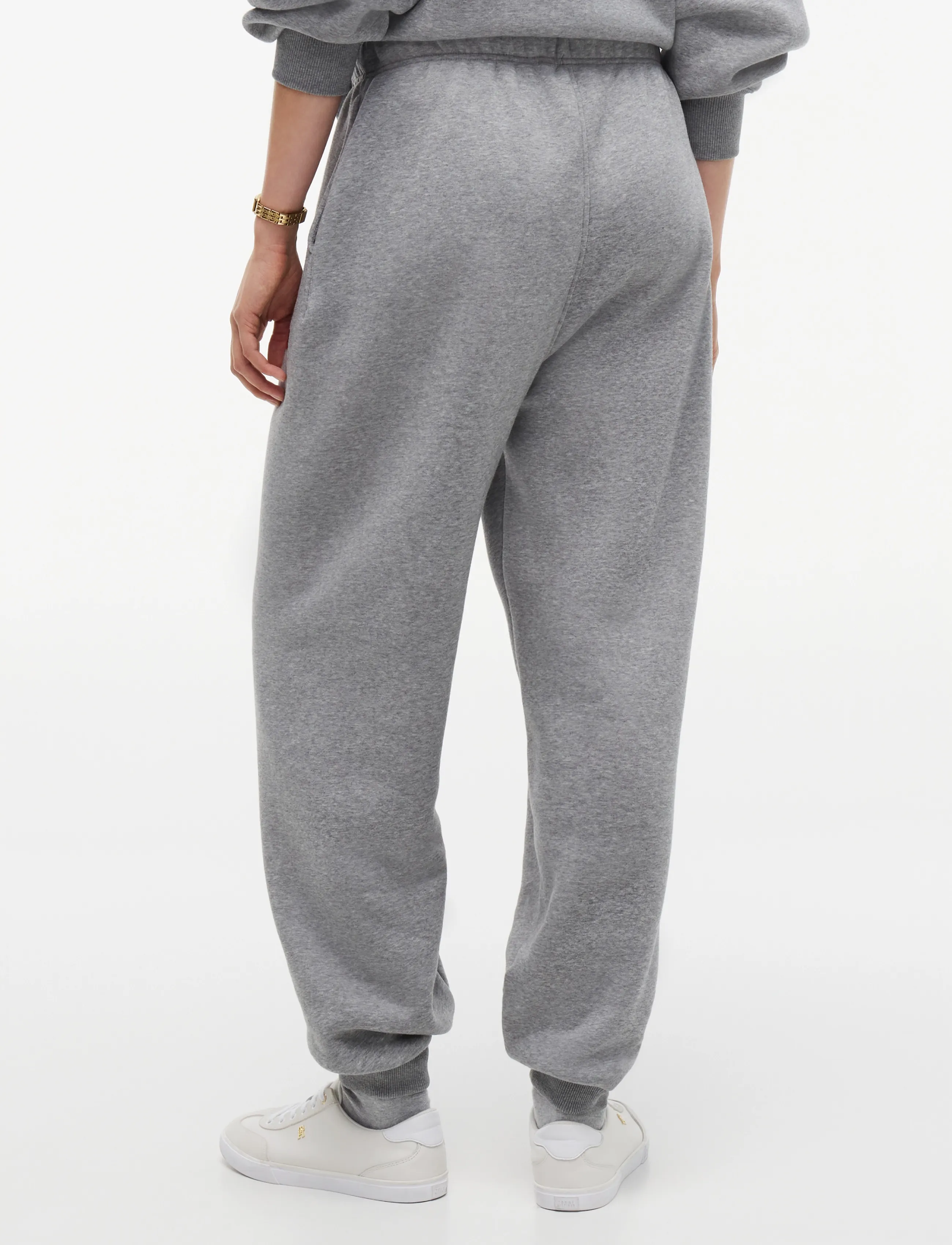 Tommy Hilfiger - VARSITY FLOCK CUFF MR SWTPANTS - medium grey heather - 2