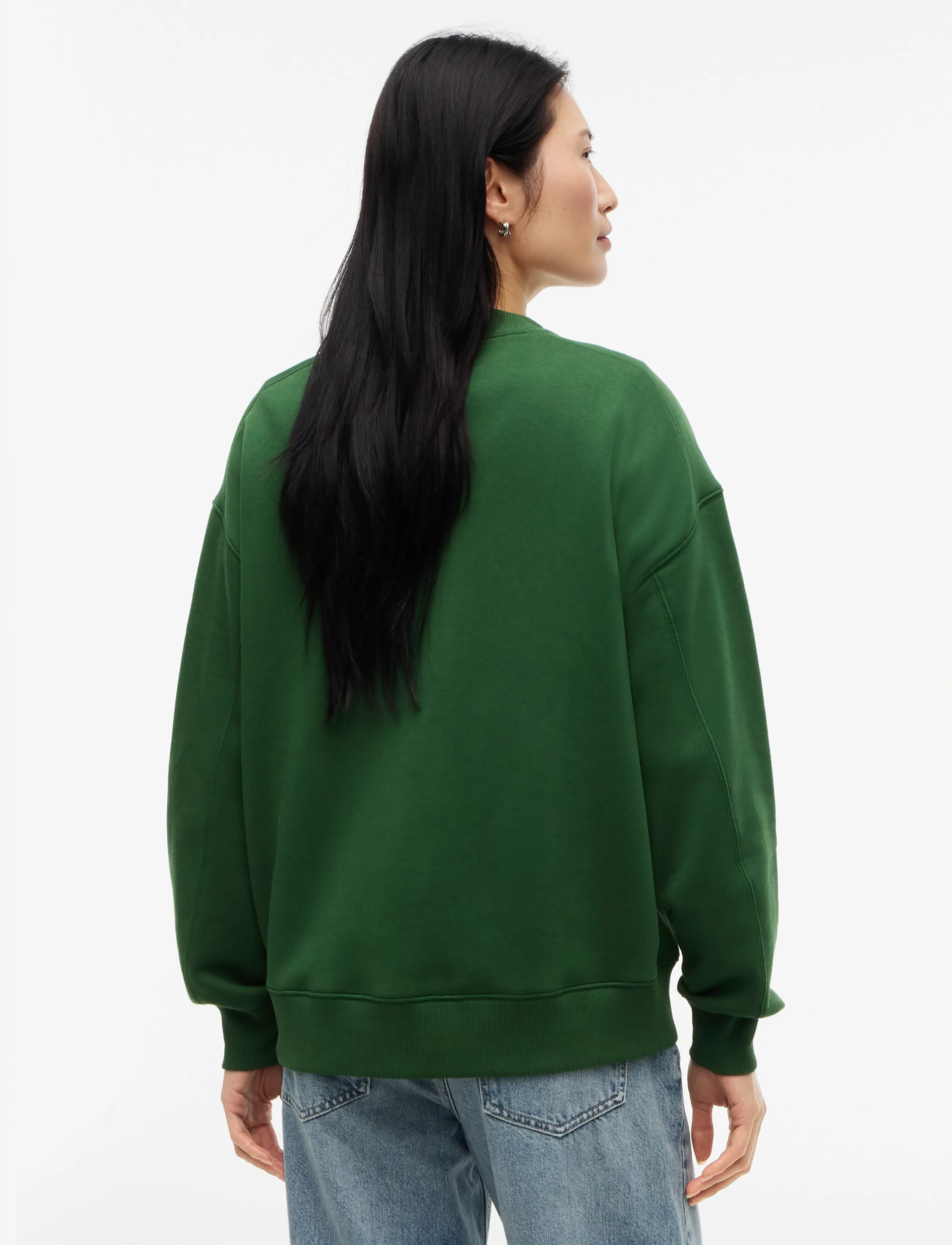 Tommy Hilfiger - VARSITY FLOCK RLXD SWT - sweatshirts - deep evergreen - 2