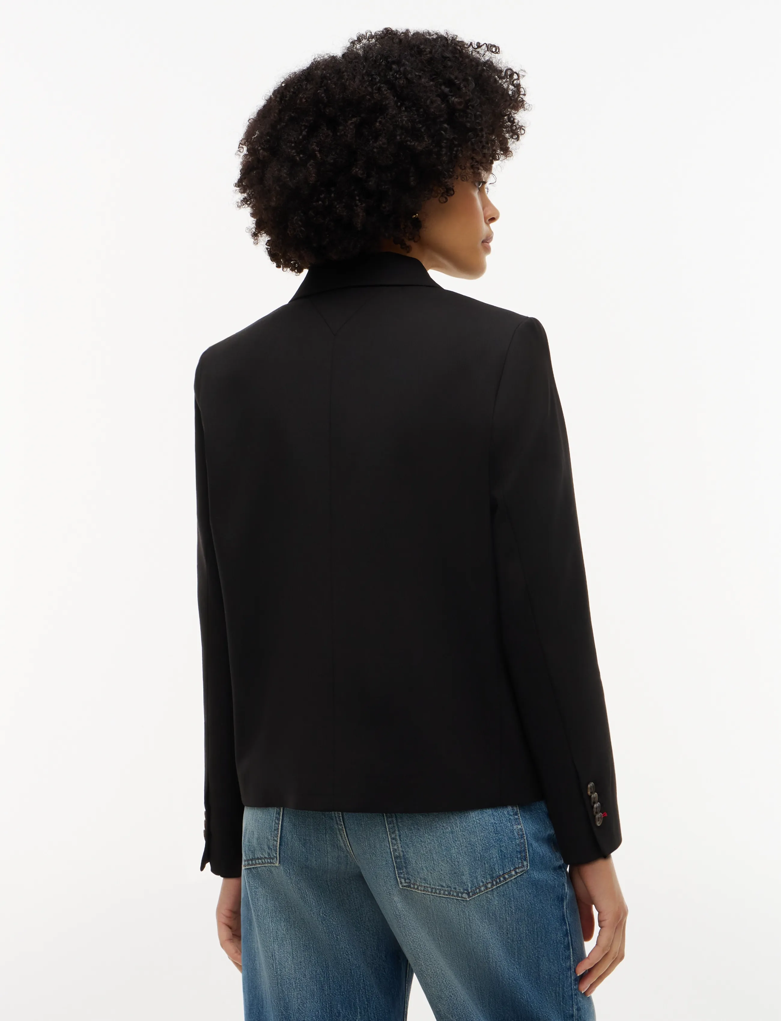 Tommy Hilfiger - TIMELESS WOOL 3 BUTTON BLAZER - enkelknäppta kavajer - black - 2
