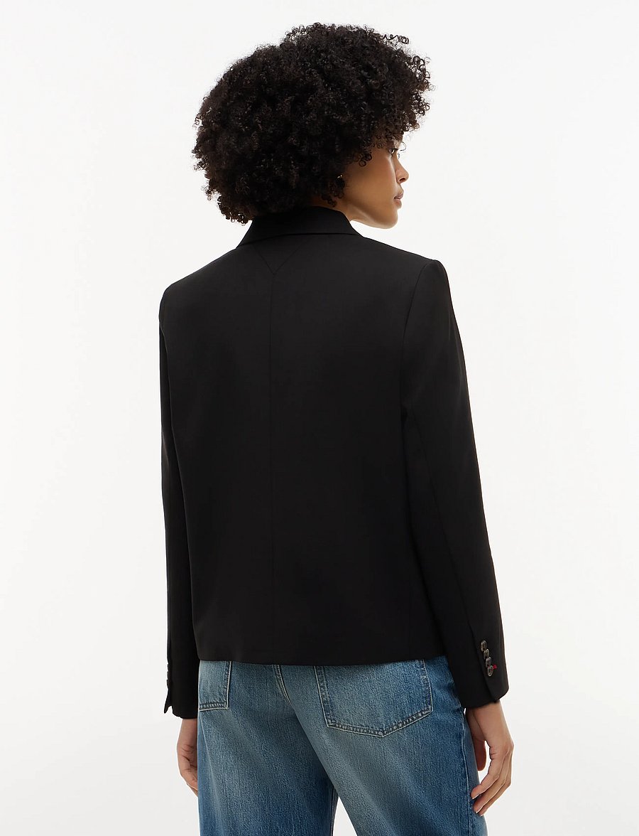 Tommy Hilfiger - TIMELESS WOOL 3 BUTTON BLAZER - enkelknäppta kavajer - black - 2