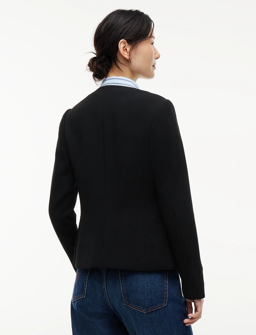 Tommy Hilfiger - PUNTO GOLD BUTTON SLIM JACKET - enkelknäppta kavajer - black - 2