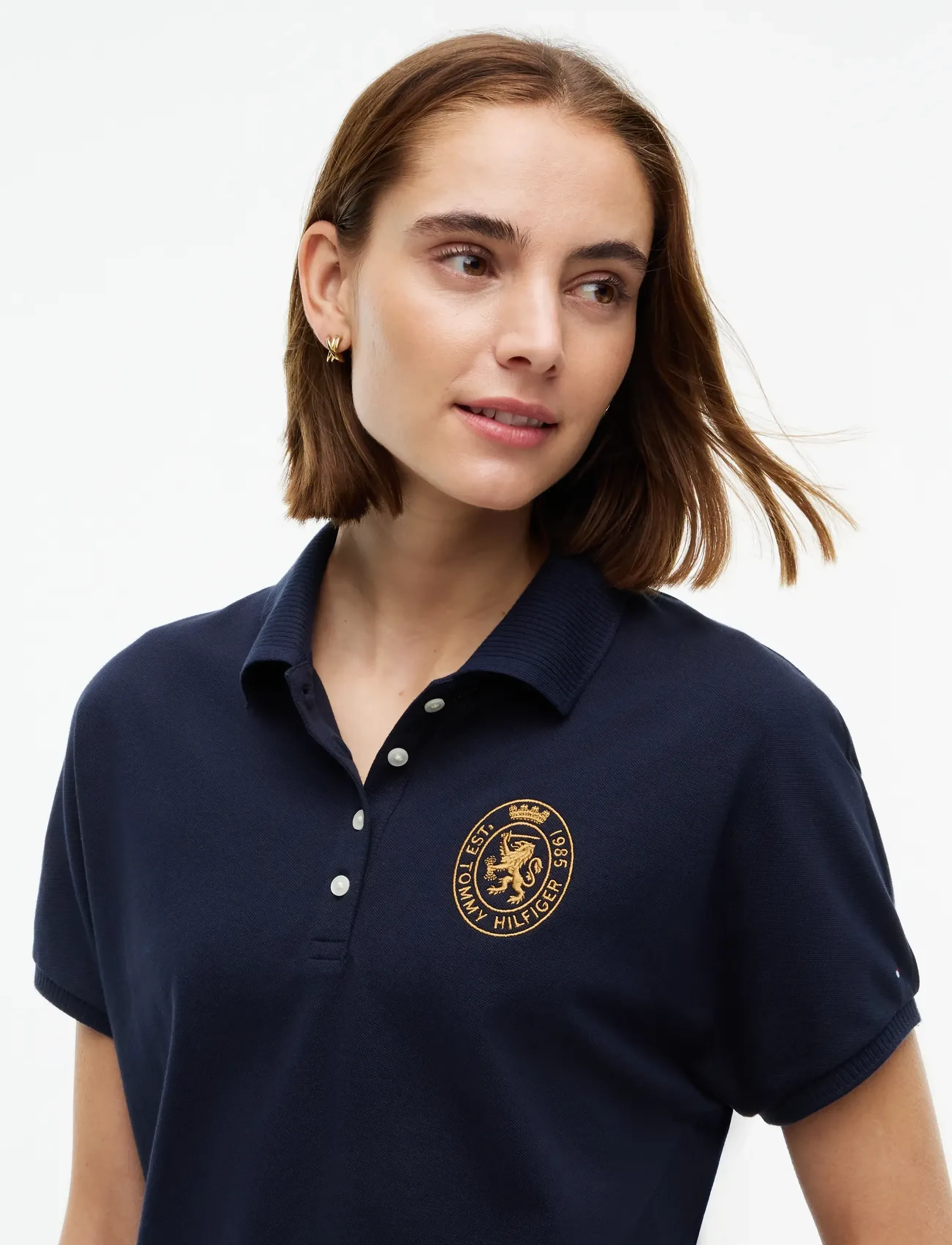 Tommy Hilfiger - GOLD CREST REG S/S POLO - space blue - 3