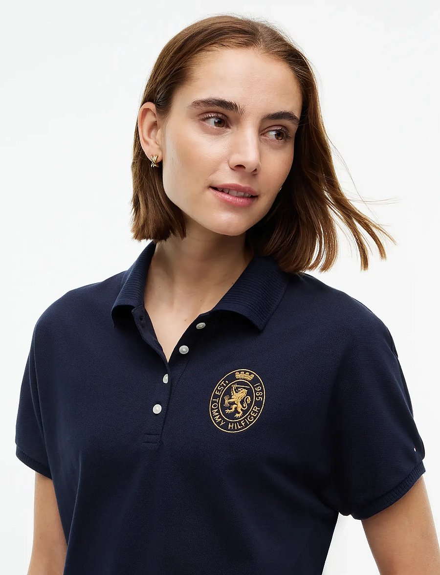 Tommy Hilfiger - GOLD CREST REG S/S POLO - poloer - space blue - 3