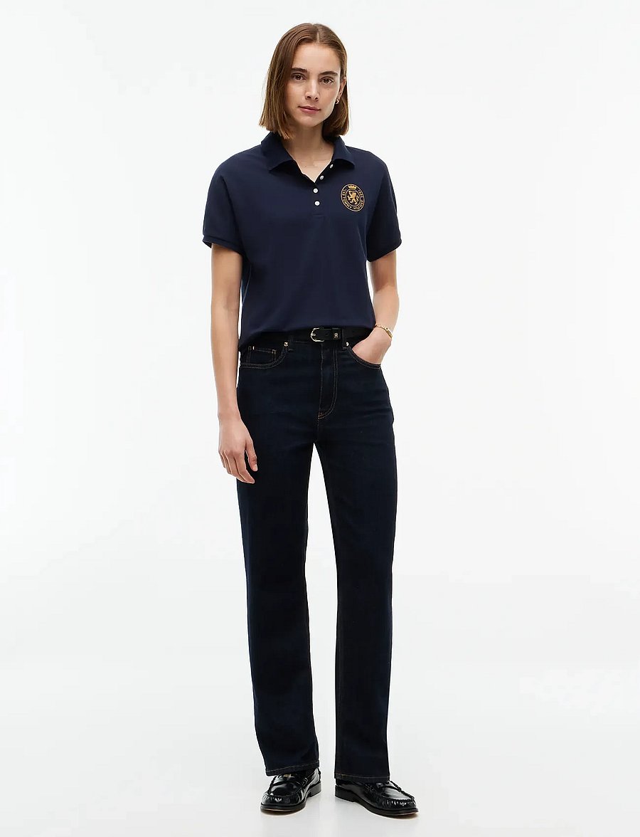 Tommy Hilfiger - GOLD CREST REG S/S POLO - poloer - space blue - 4