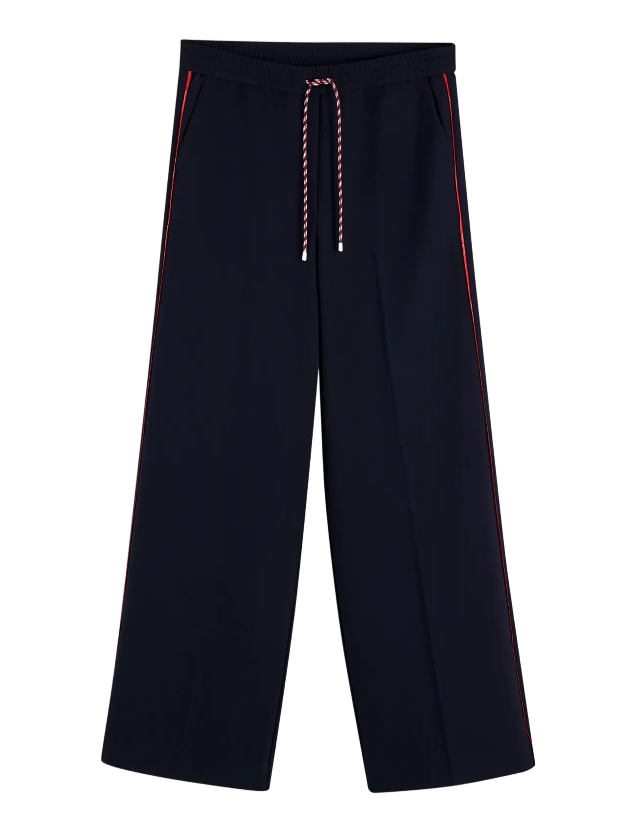 Tommy Hilfiger - RWB PUNTO WIDE LEG PULL ON - laia säärega püksid - dark blue - 1