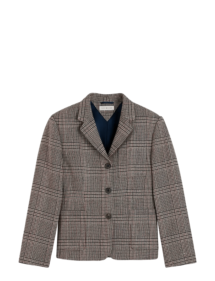 Tommy Hilfiger - TEXTURE RED CHECK 3 BTN BLAZER - Üherealised pintsakud - red check - 1