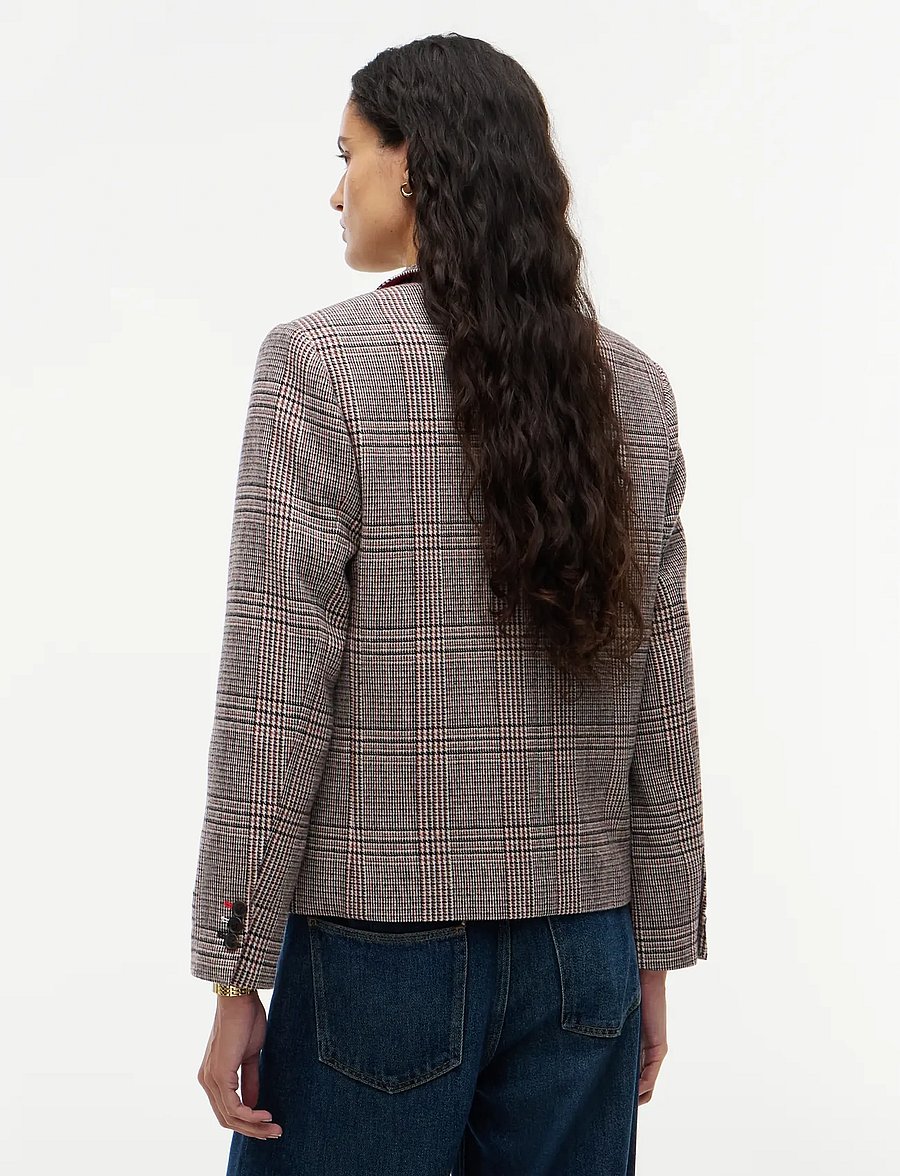 Tommy Hilfiger - TEXTURE RED CHECK 3 BTN BLAZER - Üherealised pintsakud - red check - 2