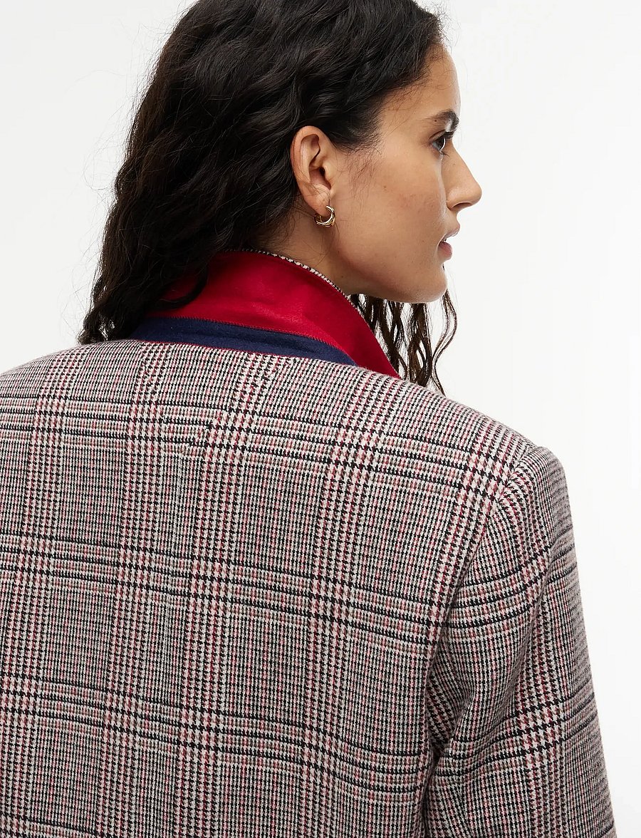 Tommy Hilfiger - TEXTURE RED CHECK 3 BTN BLAZER - Üherealised pintsakud - red check - 5