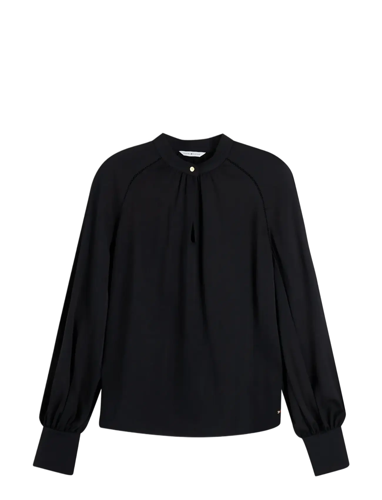 Tommy Hilfiger - FEM FLUID LS BLOUSE - black - 1