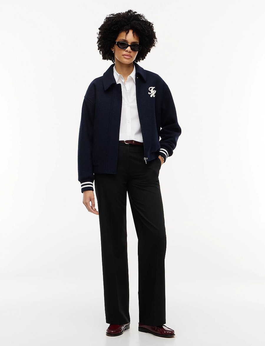 Tommy Hilfiger - VISCOSE BLEND STRAIGHT PANT - straight leg trousers - black - 3