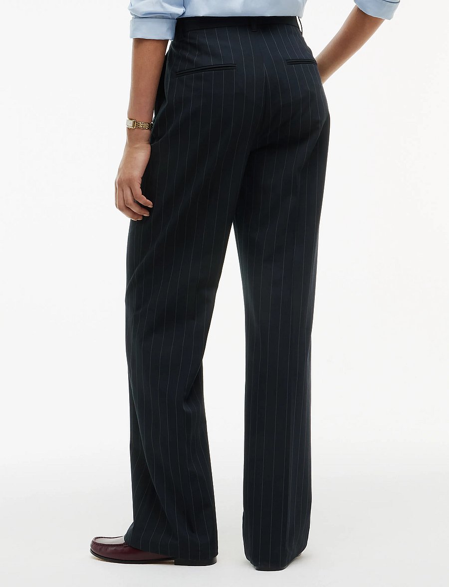 Tommy Hilfiger - VISCOSE BLEND STRAIGHT PANT - straight leg trousers - navy pinstripe - 2