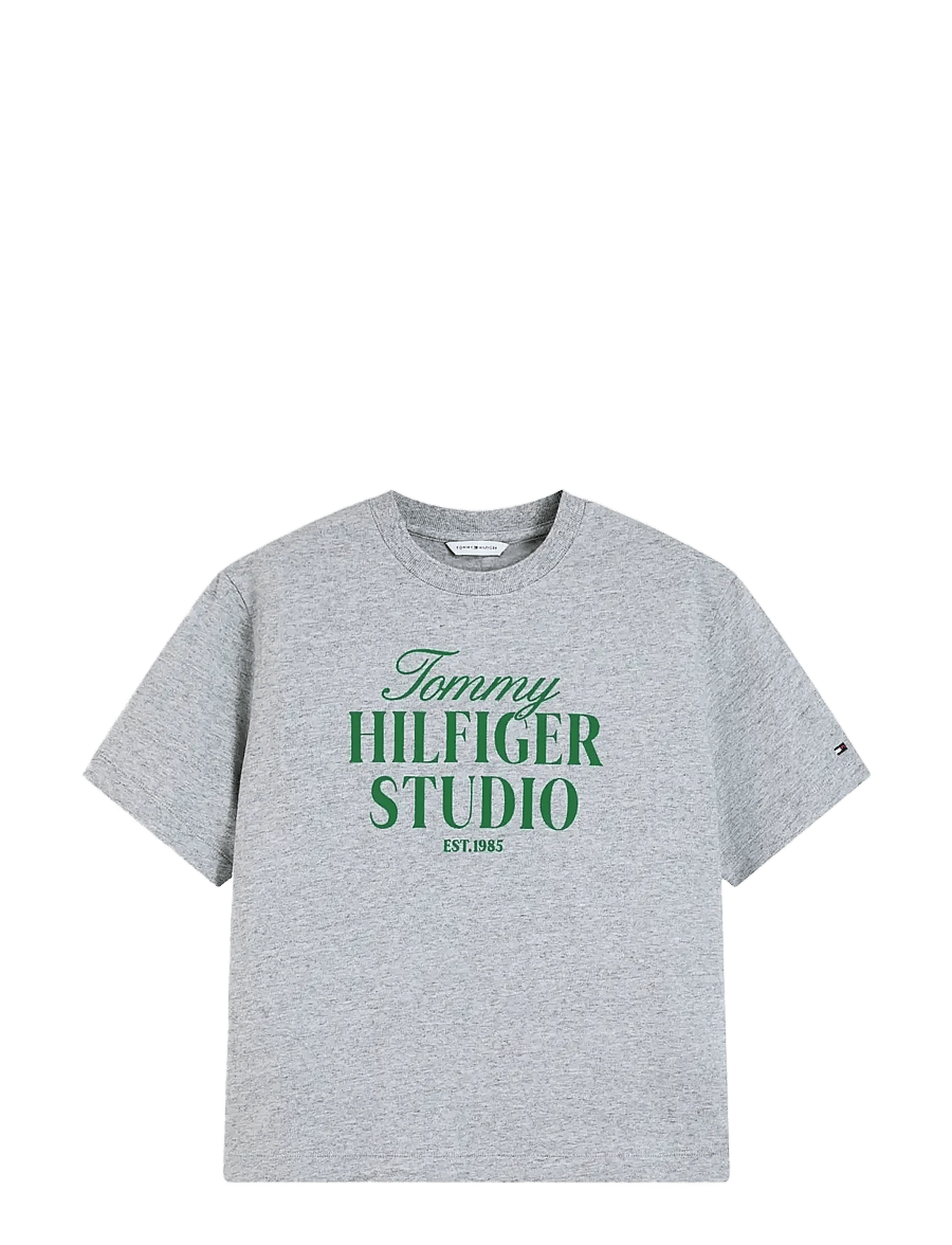 Tommy Hilfiger - STUDIO TOMMY C-NK RLXD S/S TEE - light grey htr - 1