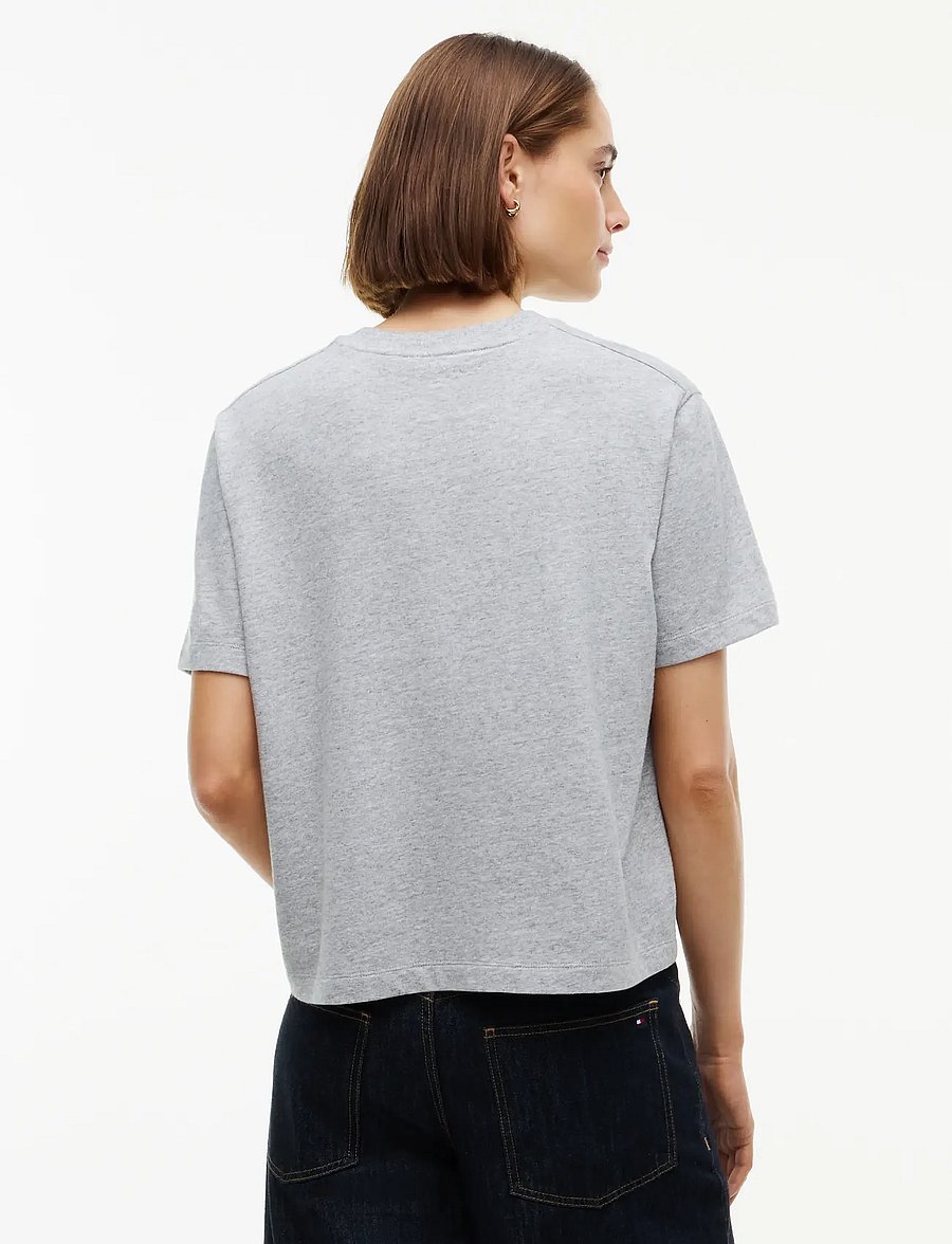Tommy Hilfiger - STUDIO TOMMY C-NK RLXD S/S TEE - light grey htr - 2