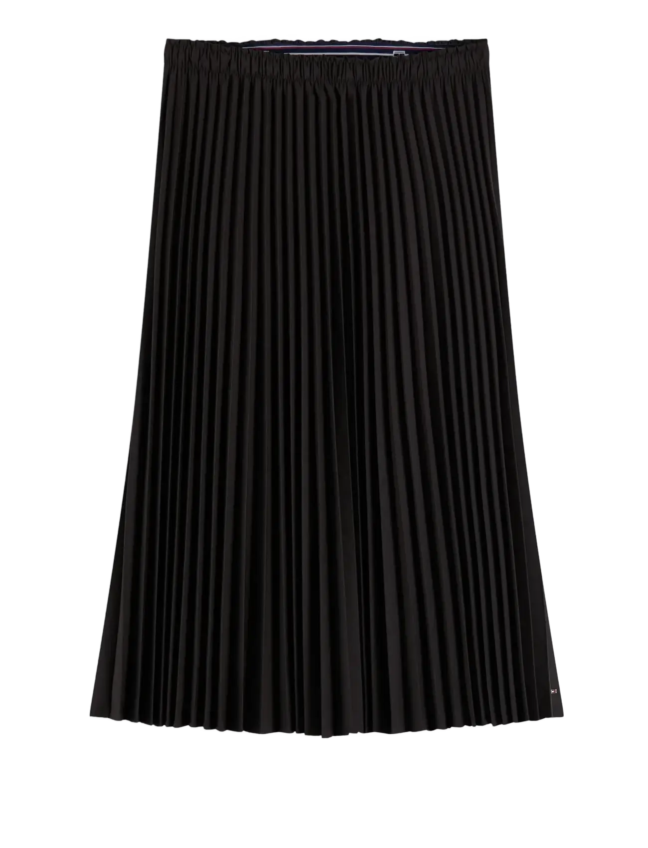 Tommy Hilfiger - VISCOSE ELASTIC PLEAT MIDI SKIRT - faltenröcke - chocolate - 1