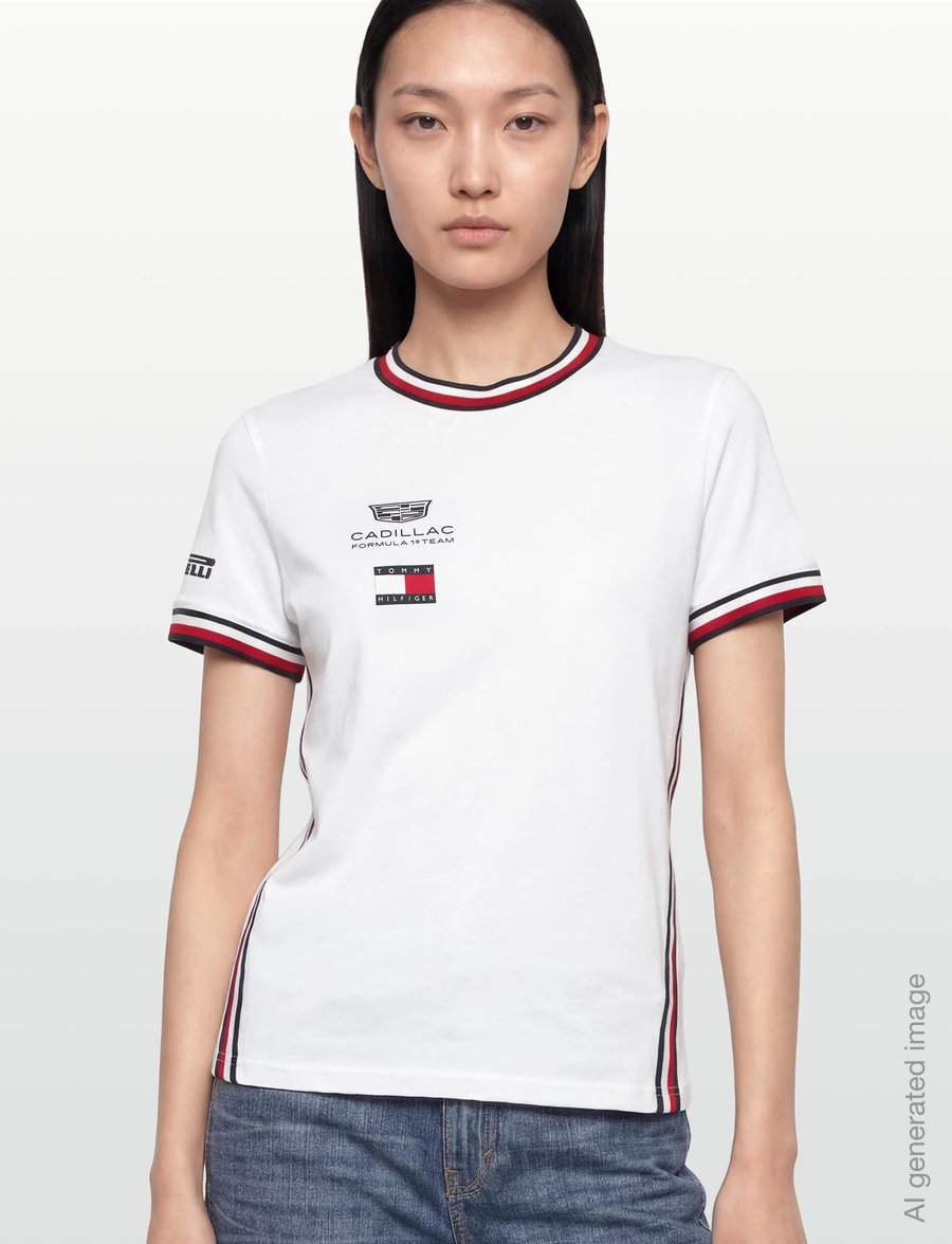 Tommy Hilfiger - TH X CF1 REPLICA TEE - t-shirts - white - 3