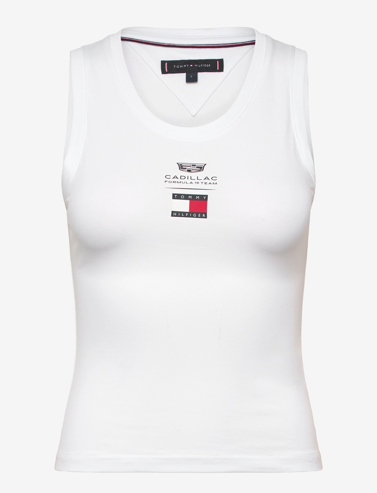 Tommy Hilfiger - TH X CF1 LOGO TANK TOP - tanktops - white - 1