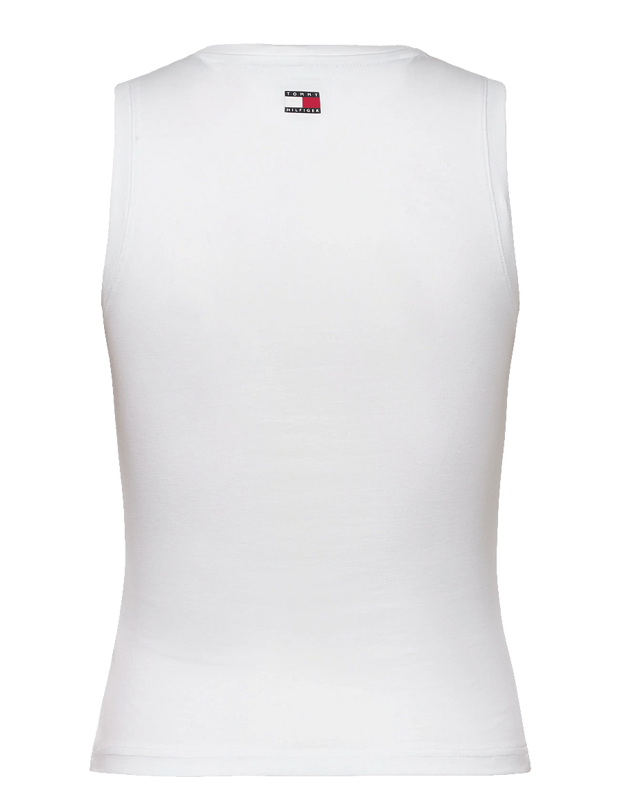 Tommy Hilfiger - TH X CF1 LOGO TANK TOP - varrukateta topid - white - 2