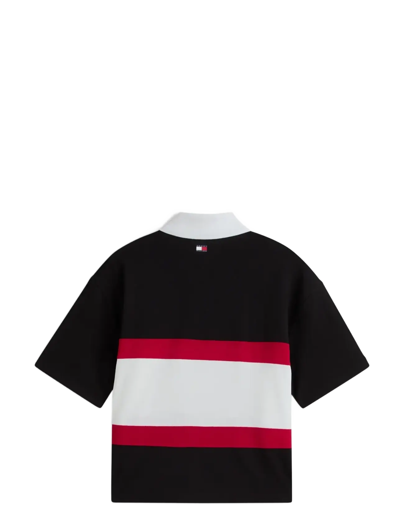 Tommy Hilfiger - TH X CF1 BOXY SCRIPT POLO - poloshirts - black - 2
