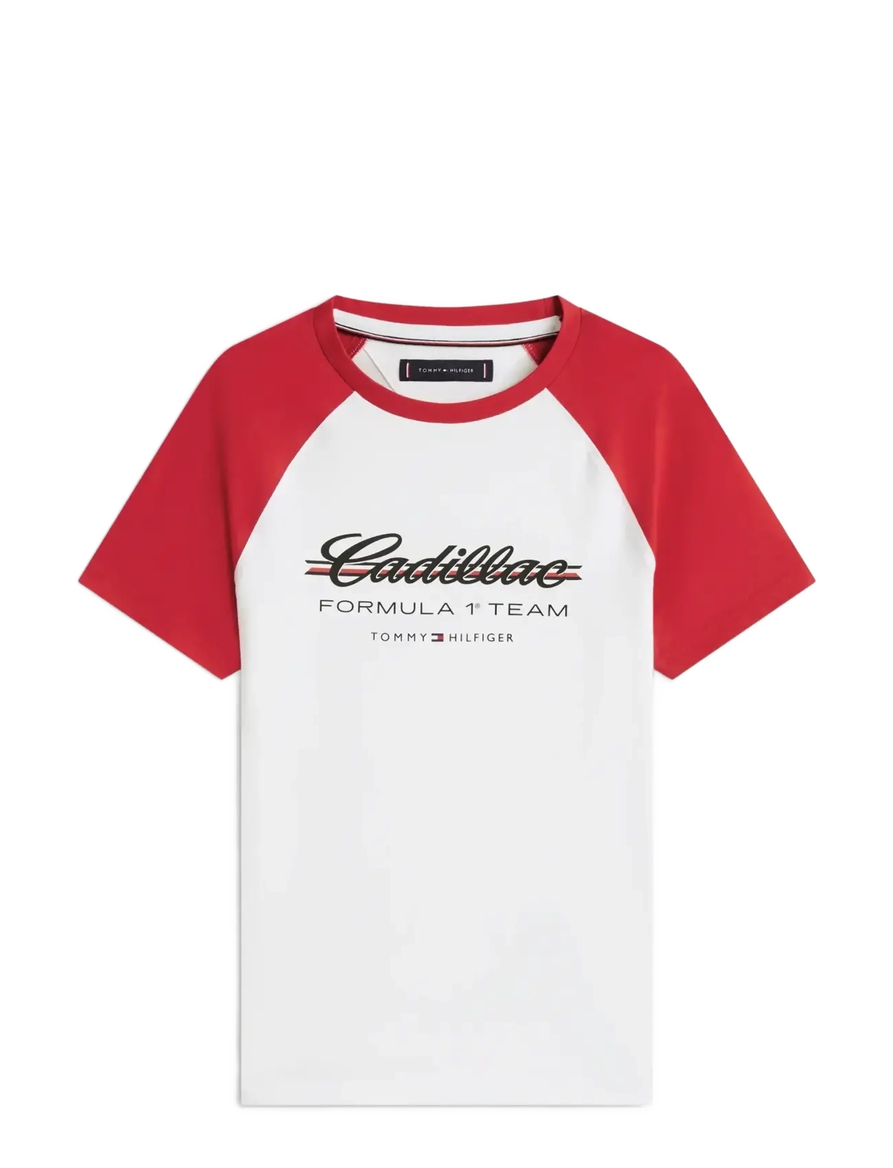 Tommy Hilfiger TH X CF1 SCRIPT RAGLAN TEE - View all - WHITE   RED / white