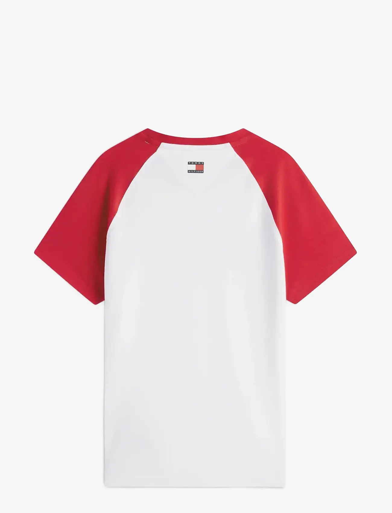 Tommy Hilfiger - TH X CF1 SCRIPT RAGLAN TEE - t-shirts - white   red - 2