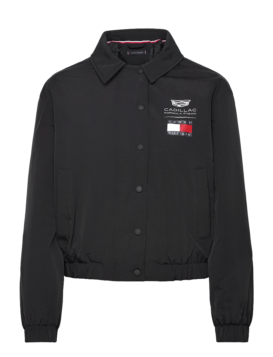 Tommy Hilfiger - TH X CF1 LOGO COACH JACKET - freizeitjacken - black - 1