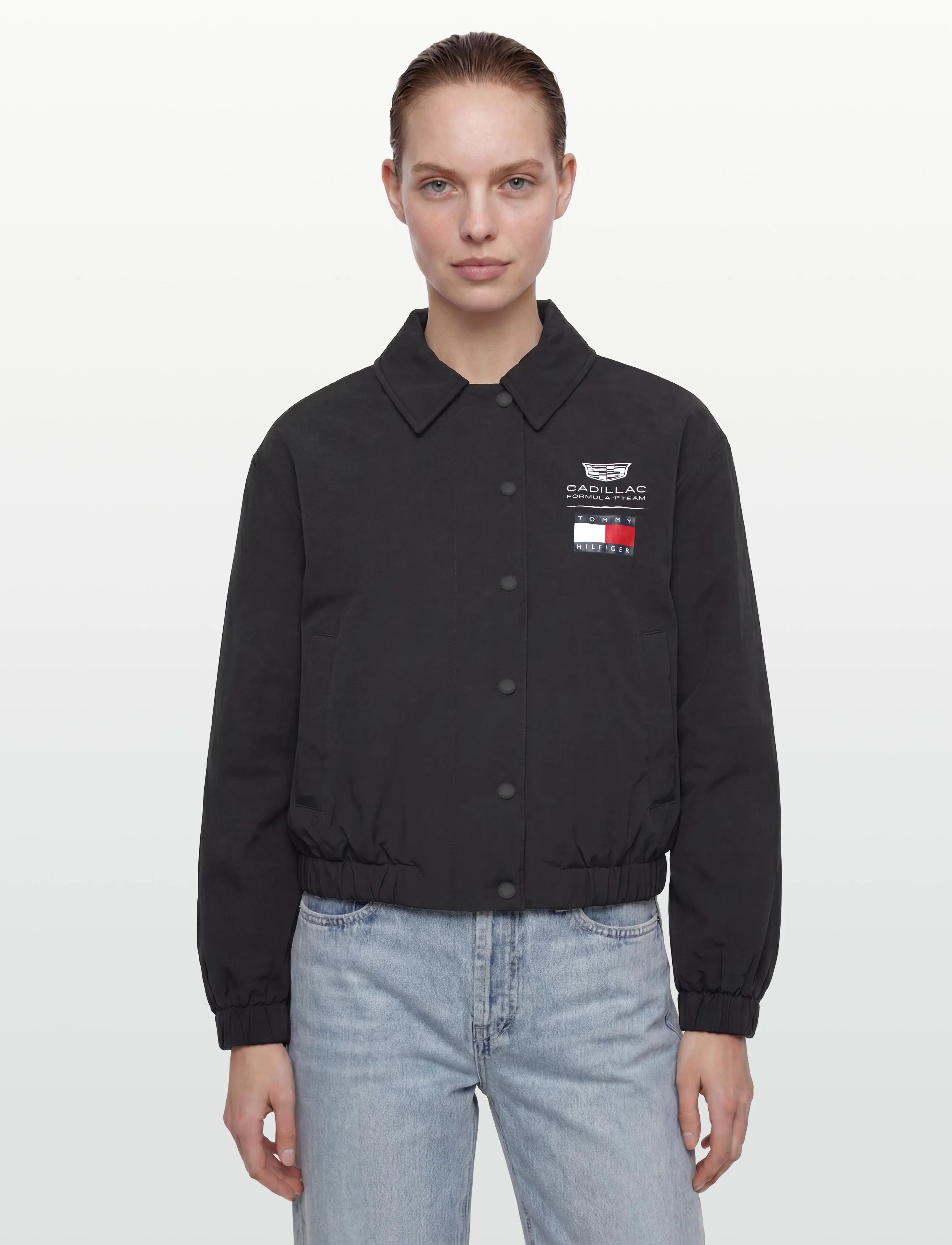 Tommy Hilfiger - TH X CF1 LOGO COACH JACKET - overtøj - black - 3