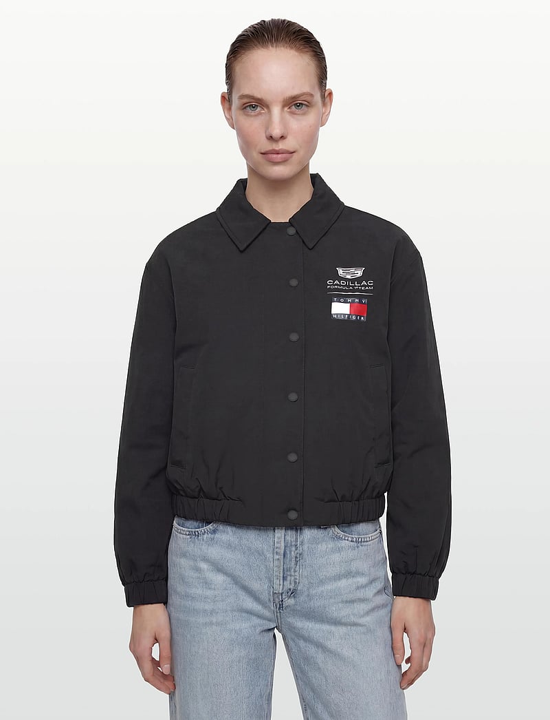 Tommy Hilfiger - TH X CF1 LOGO COACH JACKET - freizeitjacken - black - 3